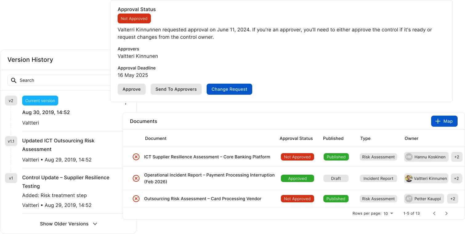 AI routines dashboard